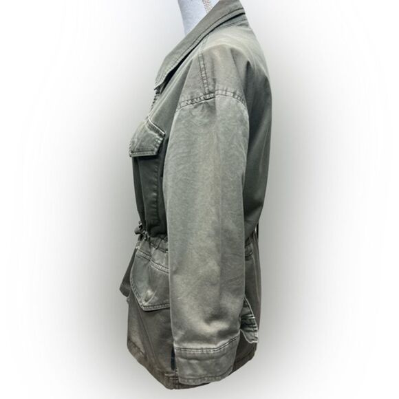 Anthropologie Hudson Jeans Sienna Anorak Jacket in Rustic Peridot‎ Size S - Picture 9 of 14